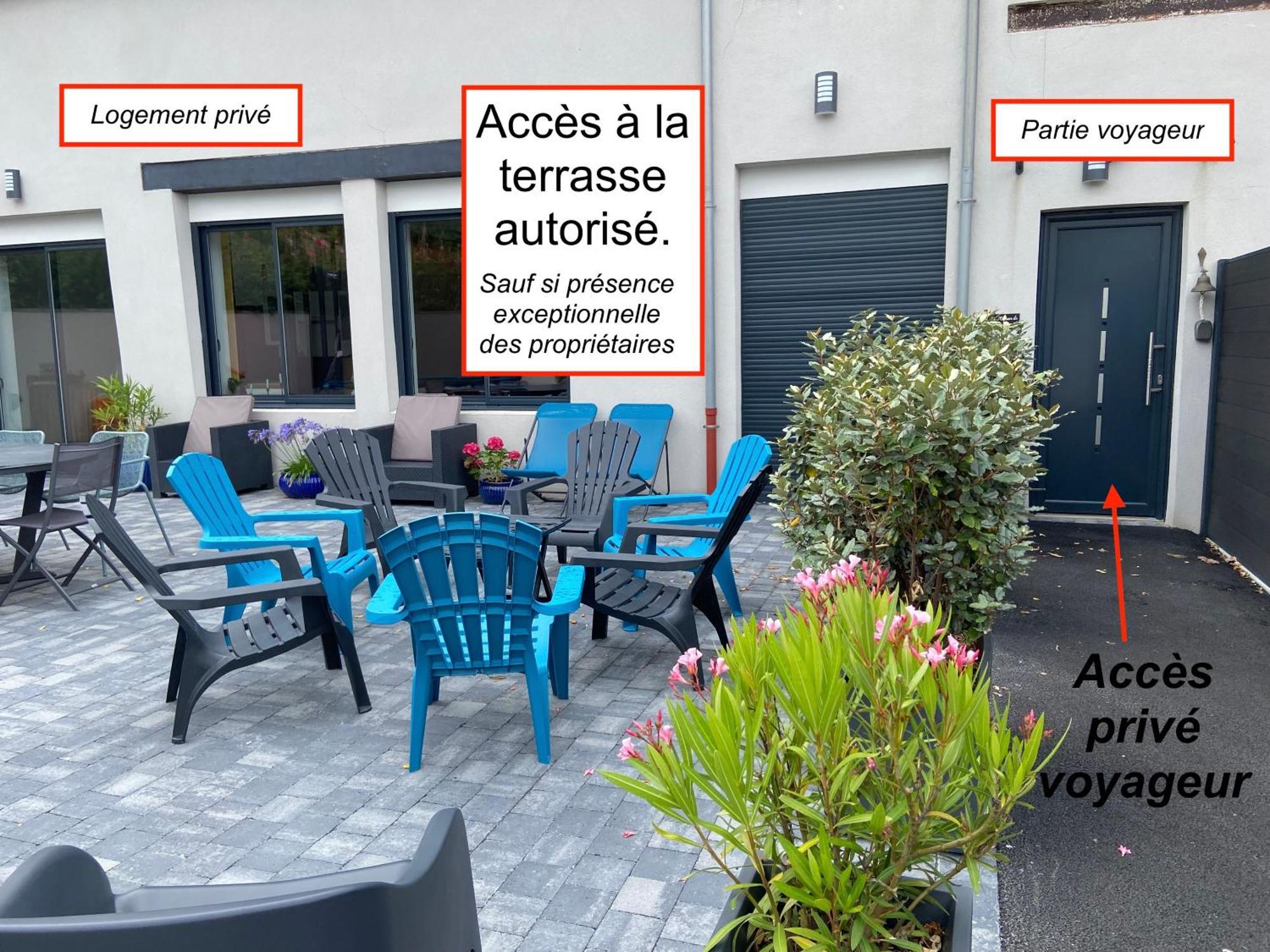 Chambre Tout Confort Avec Commodites Espace Repas Wifi Parking Wimereux Luaran gambar
